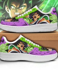 Broly Air Force Sneakers Custom Dragon Ball Anime Shoes Fan Gift PT05 - 1 - GearAnime
