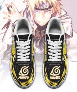 Minato Namikaze Air Force Sneakers Custom Shoes Naruto Anime Shoes Leather - 2 - GearAnime