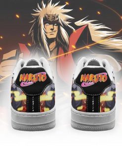 Naruto Jiraiya Air Force Sneakers Custom Naruto Anime Shoes Leather - 3 - GearAnime