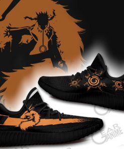 Naruto Kurama Mode Yzy Shoes Naruto Custom Anime Shoes TT10 - 3 - GearAnime