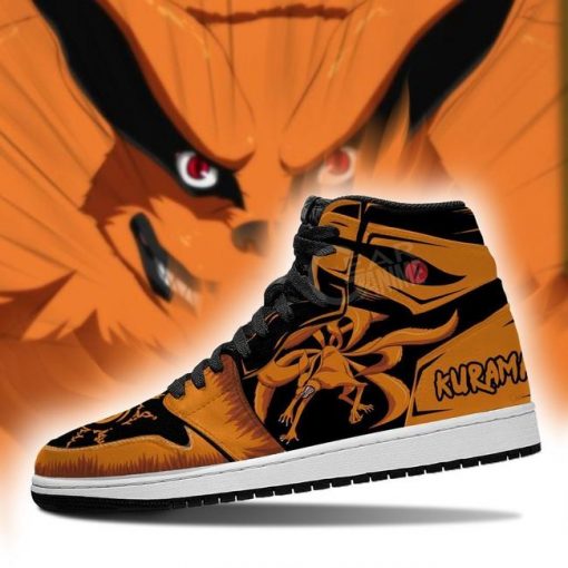 Naruto Kurama Shoes Symbol Costume Boots Naruto Anime Jordan Sneakers - 3 - GearAnime