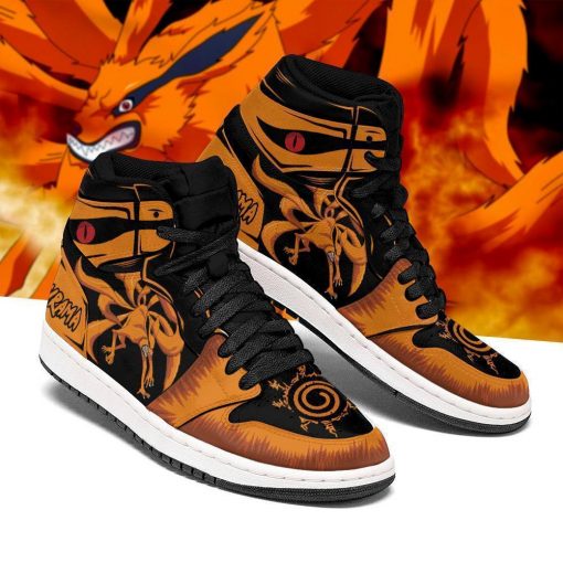 Naruto Kurama Shoes Symbol Costume Boots Naruto Anime Jordan Sneakers - 1 - GearAnime