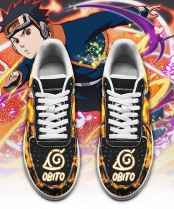 Obito Air Force Sneakers Custom Naruto Anime Shoes Leather - 2 - GearAnime